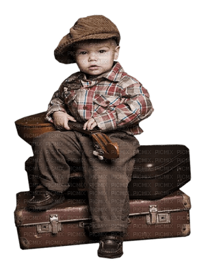 child suitcase bp - png ฟรี