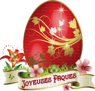 Joyeuses Pâques 6 - Animovaný GIF zadarmo
