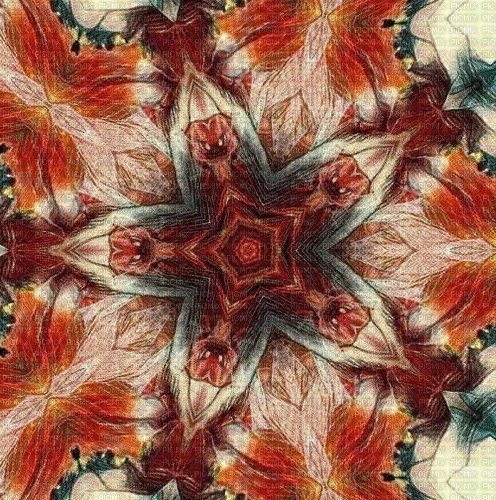 Opaline67 - Fond, background style kaleidoscope - zadarmo png