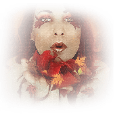 femme automne  autumn woman - darmowe png