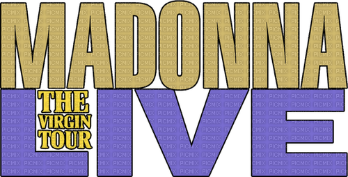 Madonna. The Virgin tour - PNG gratuit