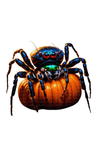 Autumn. Halloween. Pumpkin. Spider. Leila - δωρεάν png