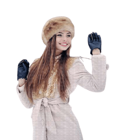 kikkapink fashion woman winter - 無料png