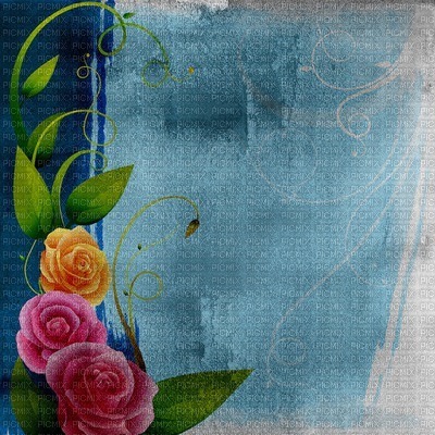 image encre couleur anniversaire mariage texture fleurs roses edited by me - Free PNG
