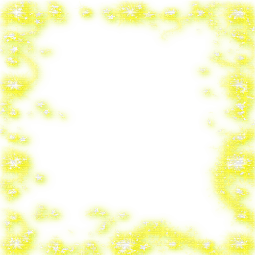 Stars.Sparkles.Frame.Yellow - 免费PNG