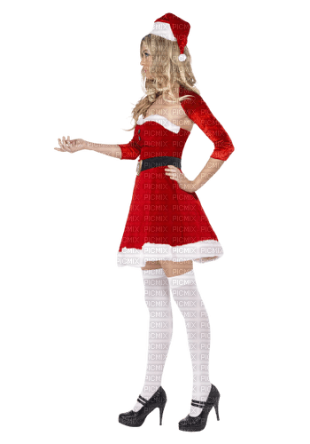 Kaz_Creations Woman-Femme-Christmas-Costume - ilmainen png