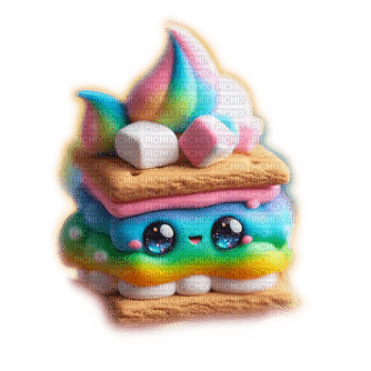 cute marshmallow - png ฟรี