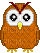 owl katrin - GIF animado grátis