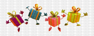 jumping gift - 無料のアニメーション GIF