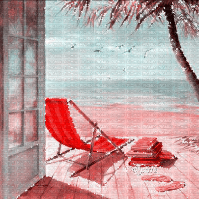 soave background animated summer vintage beach - Zdarma animovaný GIF