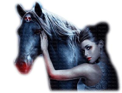 femme avec cheval.Cheyenne63 - 免费PNG