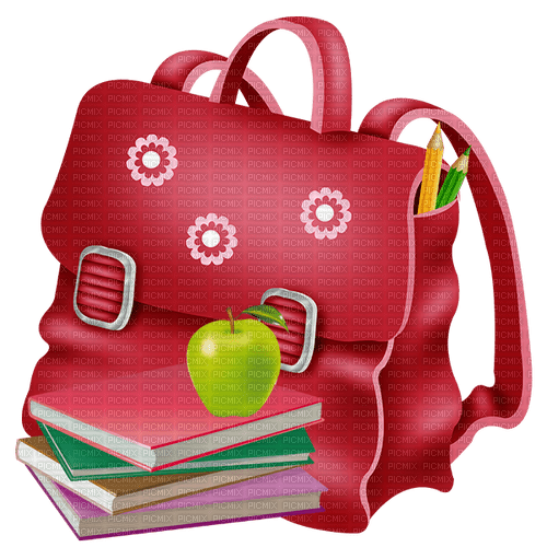 School. School bag. Leila - 無料png