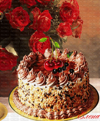 Cake.gâteau.Torta.Victoriabea - Free animated GIF