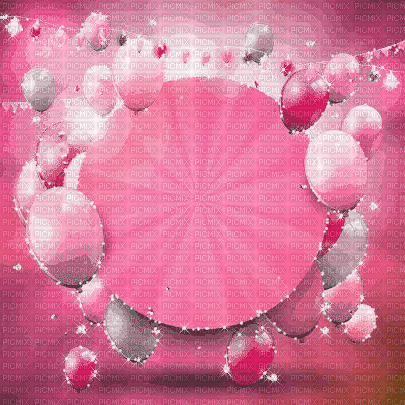 soave background animated birthday balloon pink - Ücretsiz animasyonlu GIF