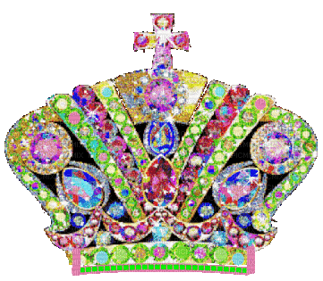 paul jaisini glitter crown - GIF animado gratis