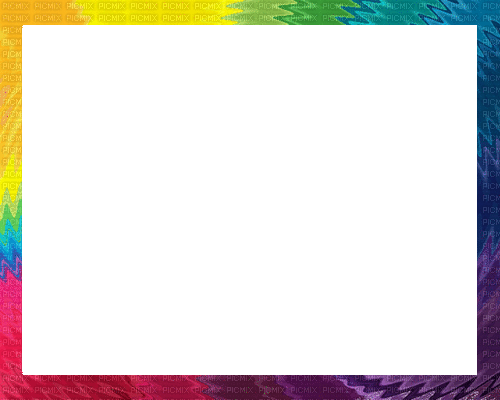 Cadre.Frame.rainbow.Victoriabea - GIF animado grátis
