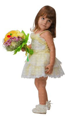 Kaz_Creations Baby 👶 Enfant Child Girl Flowers - besplatni png