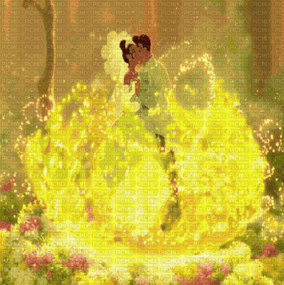 the princess and the frog  gif bg fond - 無料のアニメーション GIF