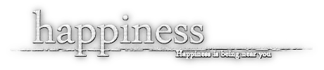 soave text happiness white - 無料png