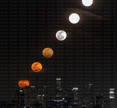 moon rise - 免费动画 GIF