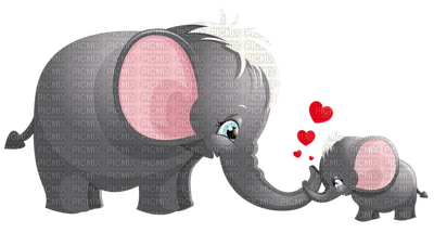 Kaz_Creations Cartoons Cartoon Elephants - 免费PNG