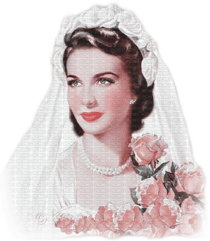 soave woman bride vintage pink - PNG gratuit