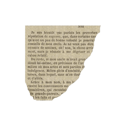 old torn book page - безплатен png