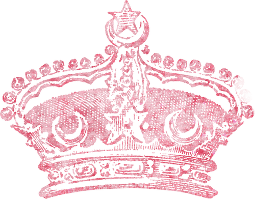 dolceluna pink queen crown deco - PNG gratuit