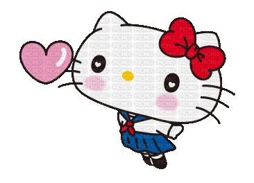 Hello Kitty, гиф, Карина - Nemokamas animacinis gif