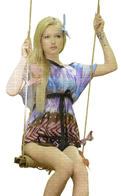 Kaz_Creations Woman Femme Swing - Free PNG