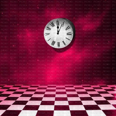 background fond hintergrund effect image effet red clock room raum chambre - PNG gratuit