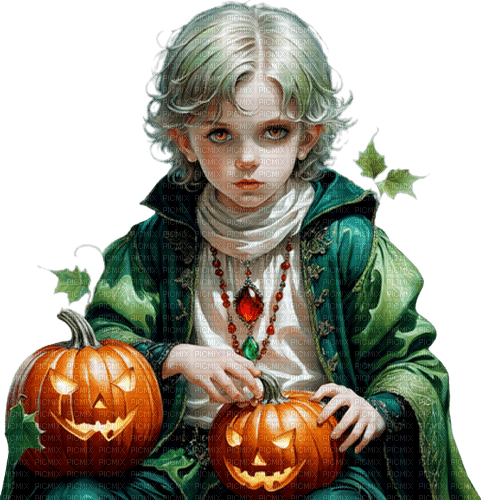 loly33 enfant  halloween - darmowe png