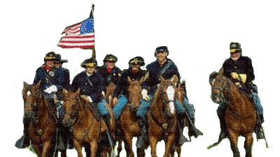 western soldats cavalerie - PNG gratuit