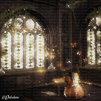 dolceluna room violin glitter gif background - GIF animado grátis