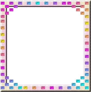 Frame Blue Yellow Pink Violet  - Bogusia - δωρεάν png