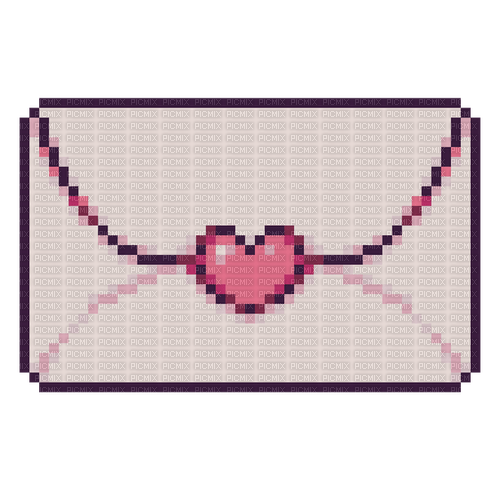 Pixel envelope - PNG gratuit