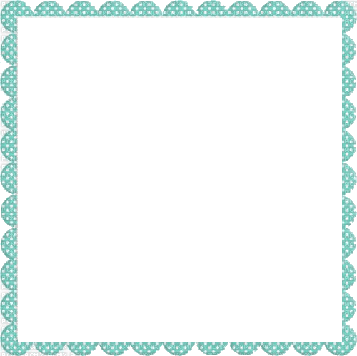 turquoise frame - zdarma png