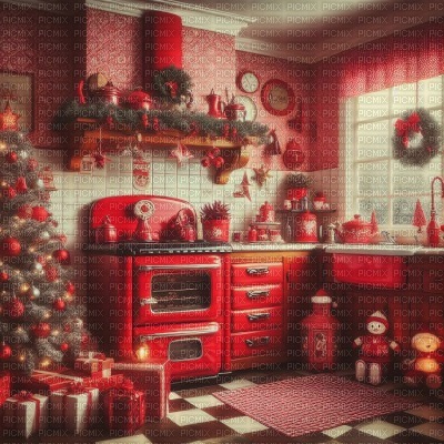 Christmas Kitchen - Free PNG
