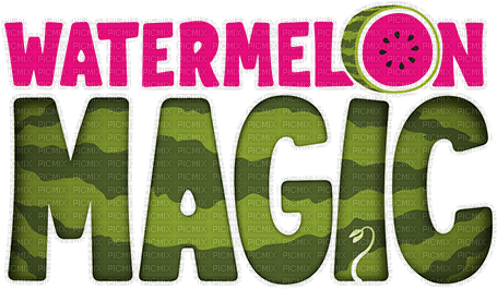 Watermelon.Text.Deco.Victoriabea - PNG gratuit