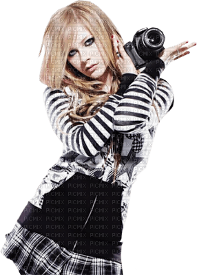 Kaz_Creations Woman Femme Avril Lavigne Singer Music - kostenlos png