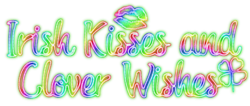 Irish Kisses and Clover Wishes - KittyKatLuv65 - ingyenes png