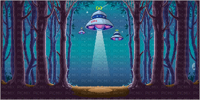 UFO - GIF animado grátis