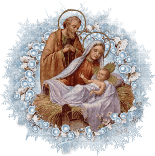 Maria und Josef mit Jesus - ücretsiz png