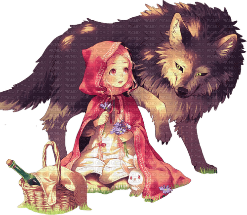 little red riding hood ❤️ elizamio - png ฟรี