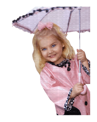 Kaz_Creations Child  Girl With Umbrella - png ฟรี