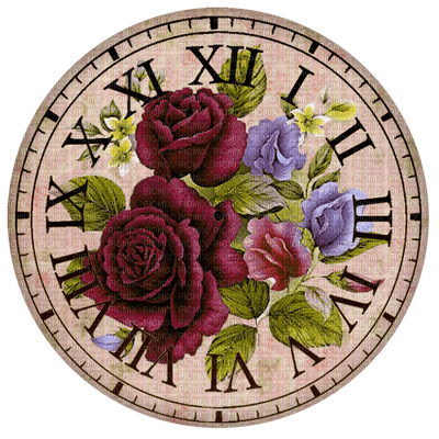 clock vintage laurachan - png gratis