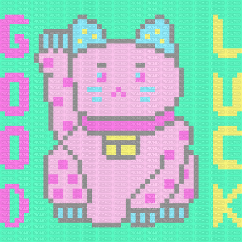 good luck vaporwave - 免费动画 GIF