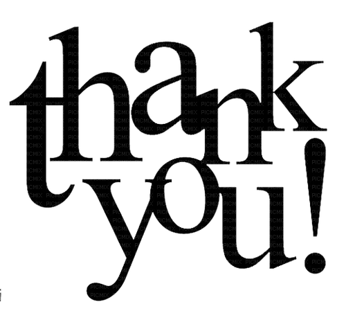 Thank you.Text.deco.Black.Victoriabea - darmowe png