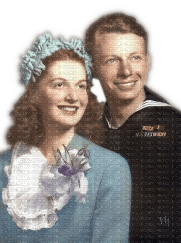 Rena Vintage Paar Hochzeit - gratis png