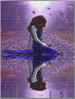 femme violette - GIF เคลื่อนไหวฟรี